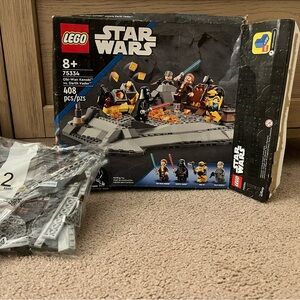 LEGO Star Wars OBI-Wan Kenobi vs. Darth Vader 75334 408 Pieces New in Bags